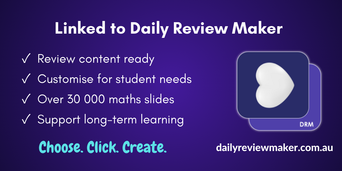 Maths Hero by Shaping Minds is linked to Daily Review Maker